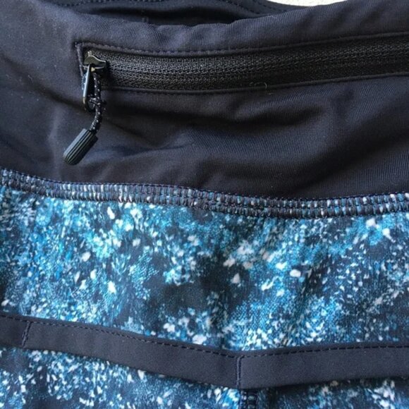 RARE Lululemon Speed Short 2.5" Fairisle Multi Black Size 6 - Picture 7 of 8